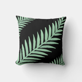 Mint Green Palm Cushion