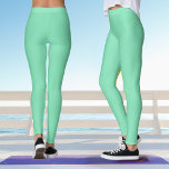 Mint Green Pastel Yoga Leggings<br><div class="desc">These pastel mint green yoga leggings can be matched with the geometric mint green namaste tank top in this collection.</div>