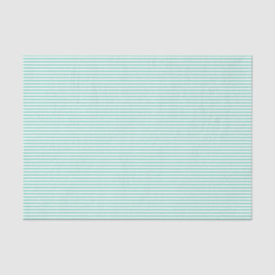 Mint Green Pinstripe Tissue Paper