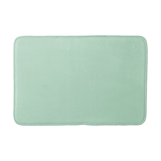Mint Green Plush Bath Mat (Front)