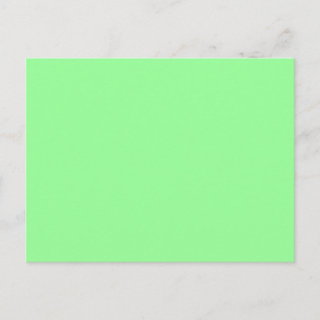 Mint Green Postcard (Front)