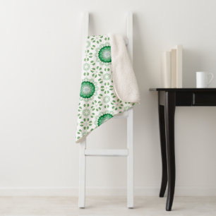 Mint Green Serenity Sherpa Blanket