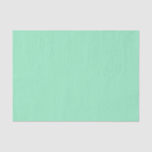 Mint Green Solid Colour Tissue Paper (Front)