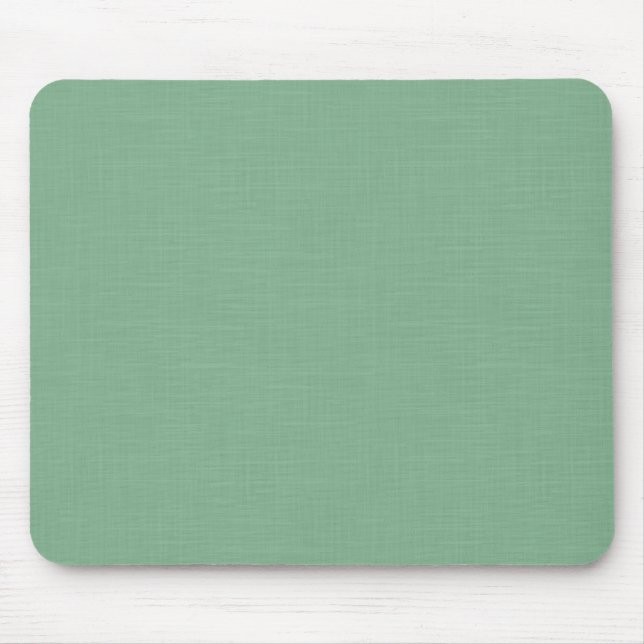 Mint green solid textured  mouse pad (Front)