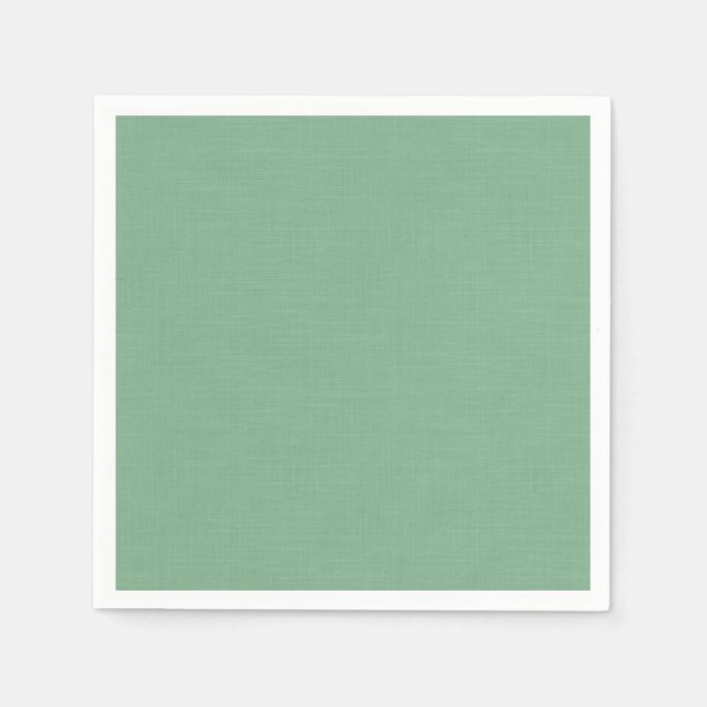 Mint green solid textured napkin (Front)