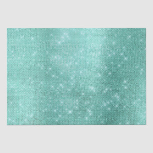 Mint Green Sparkle Tissue Paper