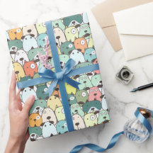 Mint & Green Stacked Dogs