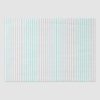Mint Green Stripes Tissue Paper