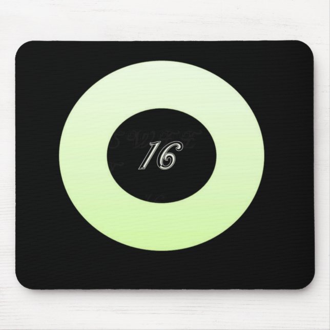 Mint Green Sweet 16 Mouse Pad (Front)