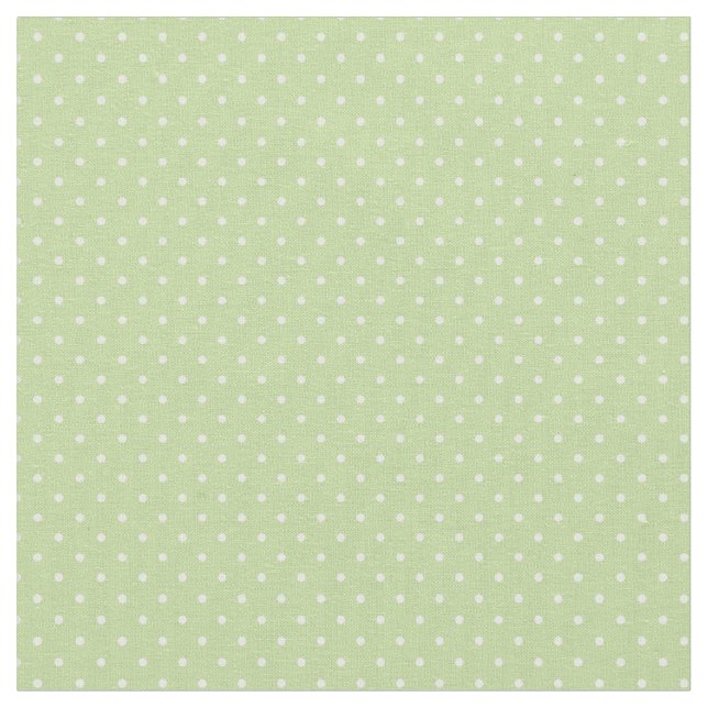Mint Green Tiny Dots Fabric (Close Up)