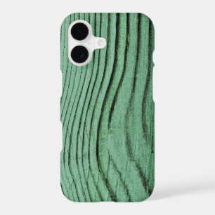 Mint Green Wood Grain Print