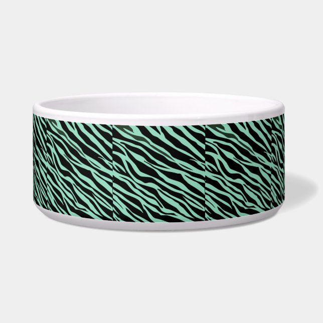 Mint Green Zebra Striped (Front)