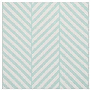 Mint Herringbone Large Scale Fabric