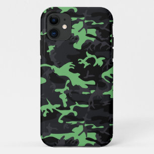 Mint Highlights Camo iPhone 11 Case