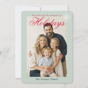 Mint Holiday Card