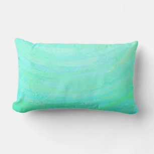 Mint Ice Blue Lumbar Cushion