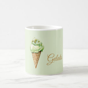 Mint Ice Cream Gelato Birthday  Coffee Mug