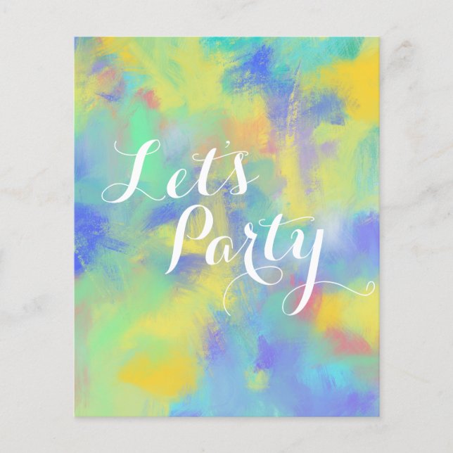 Mint invitation flyer (Front)