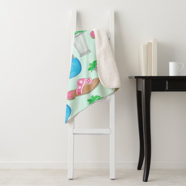 Mint Julep Bermuda Bag Sandals Derby Sherpa Blanket (In Situ)