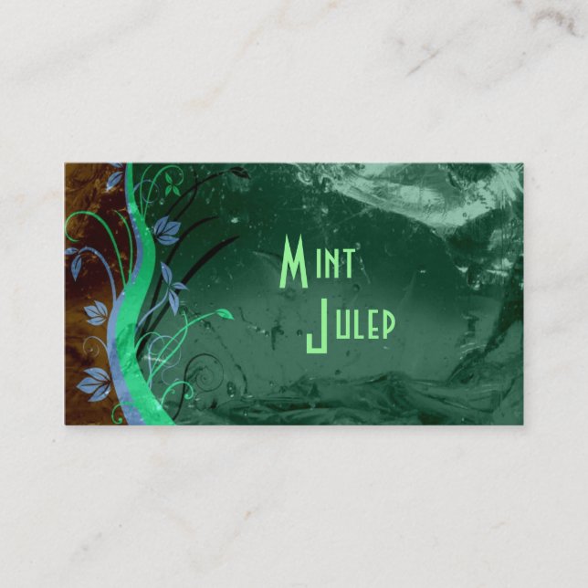 Mint Julep Business Card (Front)