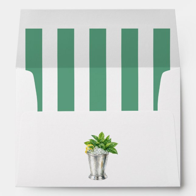 Mint Julep Hamptons Bachelorette Envelope (Back (Bottom))