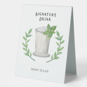 Mint Julep Signature Drink