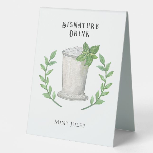 Mint Julep | Signature Drink (Front)