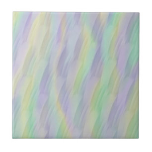 Mint Lavender Yellow Tile