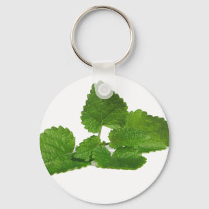 Mint Leaf Key Ring