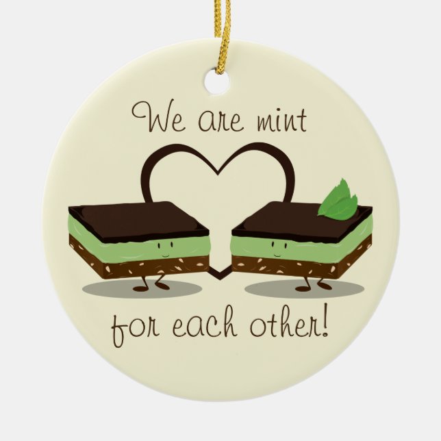 Mint Love Nanaimo Bars | Ornament (Front)