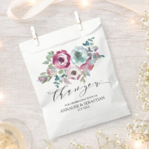 Mint & Mauve floral watercolour wedding 