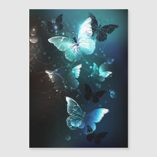 Mint Night Butterflies