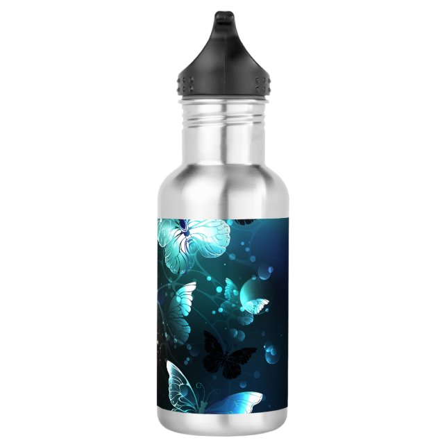 Mint Night Butterflies 710 Ml Water Bottle (Right)