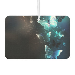 Mint Night Butterflies Car Air Freshener