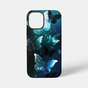 Mint Night Butterflies iPhone 12 Mini Case