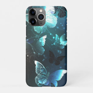 Mint Night Butterflies iPhone 11Pro Case
