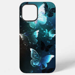 Mint Night Butterflies iPhone 12 Pro Max Case