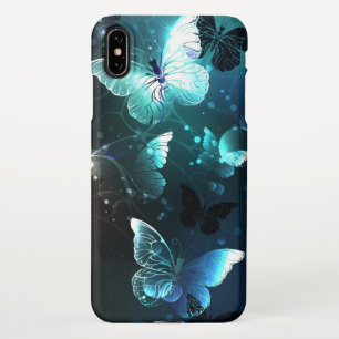 Mint Night Butterflies iPhone Case