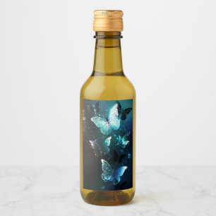 Mint Night Butterflies Wine Label