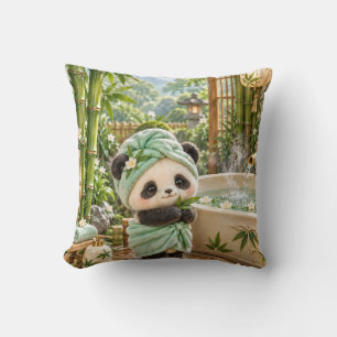 Mint Panda Bamboo Spa Garden Retreat Cushion