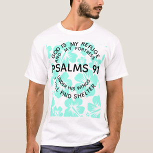 Mint psalms 91 flower shirt