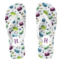 Mint & Purple Macaroons & Berries Pattern