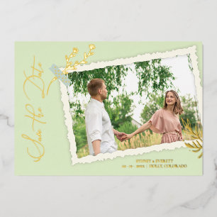 Mint Romantic Vintage Photo Album Scrapbook