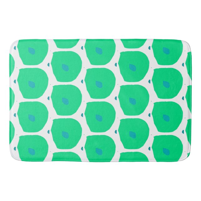 Mint seeds design Bath Mat (Front)