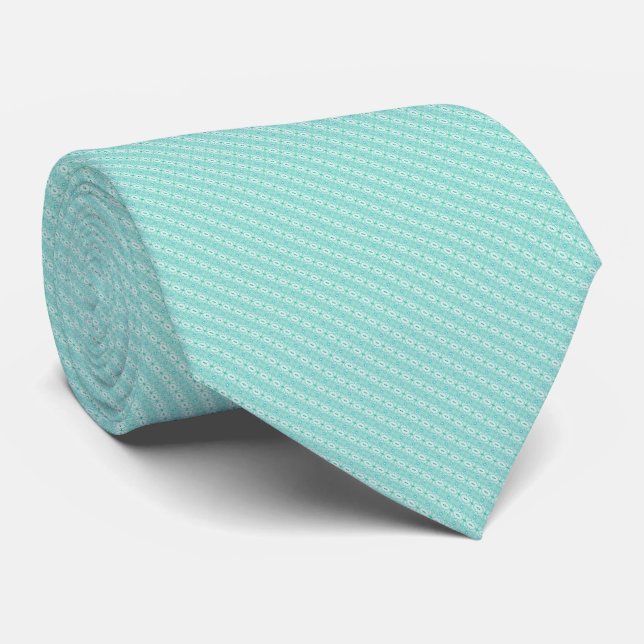 Mint Serenity Tie (Rolled)