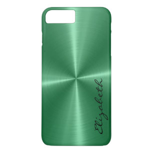 Mint Stainless Steel Metal Look iPhone 8 Plus/7 Plus Case