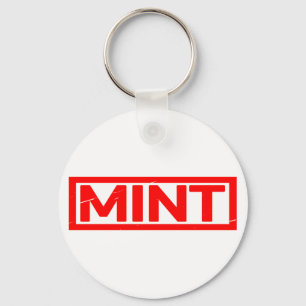 Mint Stamp Key Ring
