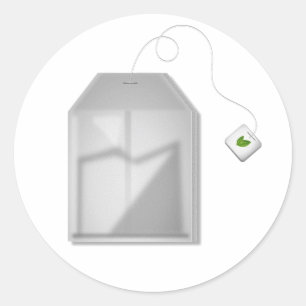 Mint Tea Bag Stickers