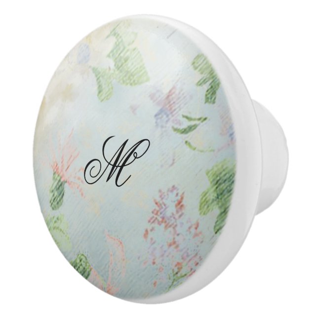 “Mint To Be” Ceramic Door Knob (Right)