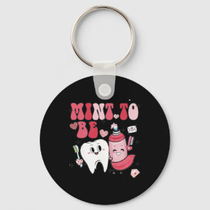 Mint To Be Dental Dentist Valentine Toothpaste And Key Ring